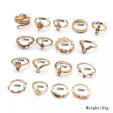 Load image into Gallery viewer, 17 Ring Set-Shelly
