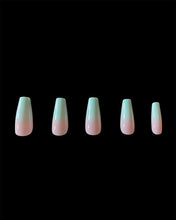 Load image into Gallery viewer, Press On Nails: Green Ombré Matte

