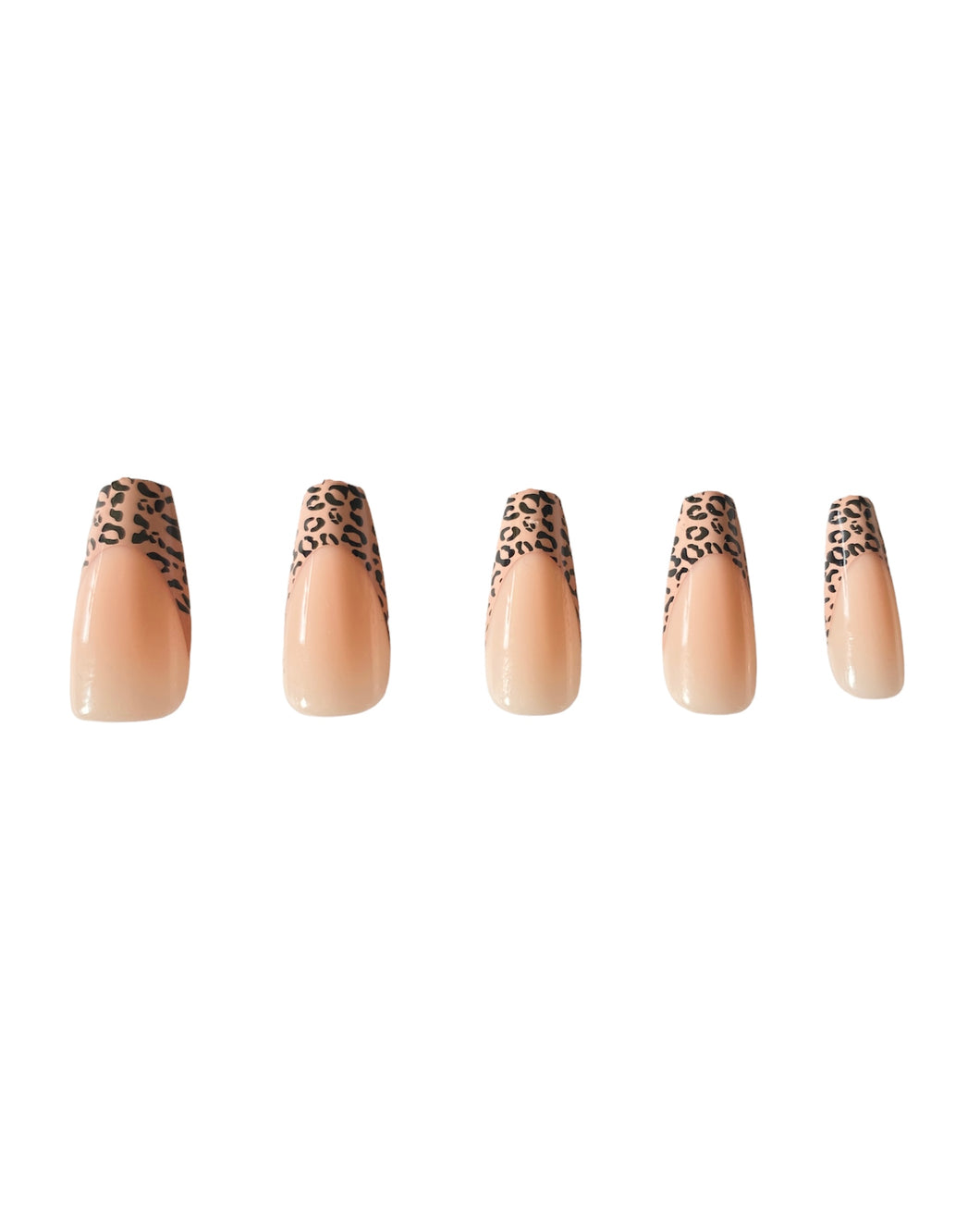 Press On Nails: Nude Leopard