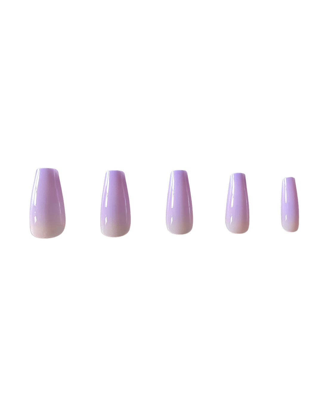 Press On Nails: Purple Ombré Glossy